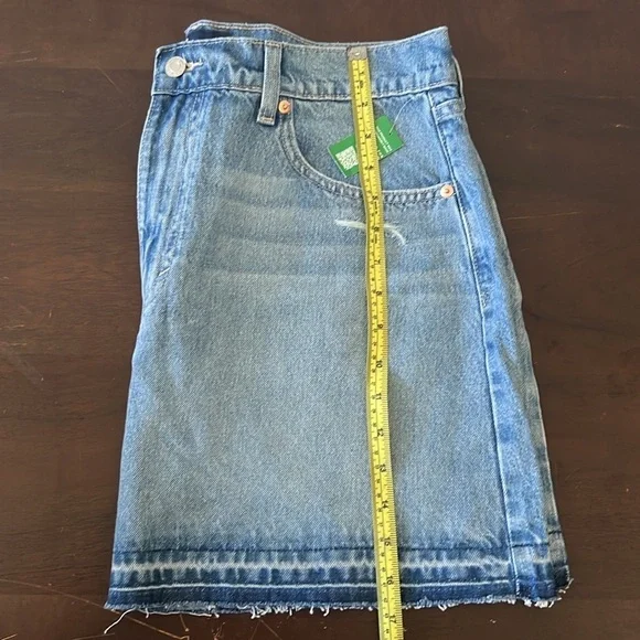 Gap Factory Denim Washwell Mini Skirt Light Wash - Picture 11 of 11